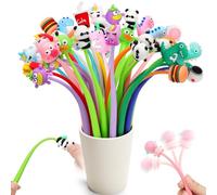 OPPZZIT Party Bag Fillers for Girls and Boys, 30 Pcs Shake & Go Ballpoint Pens Party Favours for Kids Unisex, Cute Party Bag Ideas
