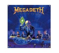 Opride MEGADETH Tapestry Rust in Peace 4x4ft Polyster Poster Banner Flag Album Art Tapestries Wall Hanging Home Decor