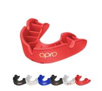 OPRO Bronze Level Mouthguard Essential Fit - Gum Shield Adult and Kids - OPRO Mouth Guard Boxing and MMA, Easy Self-Fit Gum Shield Rugby and Hockey - Enhanced Protection with Dental Warranty