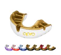 OPRO Gold Level Mouthguard Premium Fit - Gum Shield Adult and Kids - OPRO Mouth Guard Boxing and MMA, Easy Self-Fit Gum Shield Rugby and Hockey - Premium Protection with Dental Warranty