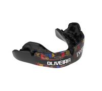 OPRO Official UFC Fighter Collection Charles Oliveira Instant Custom-Fit Mouthguard - Self-Fit Gum Shield for MMA, Boxing & Combat Sports