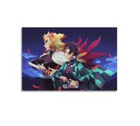 OPRTUFB Anime Demon Slayer Tanjiro Character Poster Poster Decorative Painting Canvas Wall Posters And Art Picture Print Modern Family Bedroom Decor Posters 24x36inch(60x90cm)