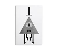 OPRTUFB De Gravity Falls Art Poster2 Poster Decorative Painting Canvas Wall Posters And Art Picture Print Modern Family Bedroom Decor Posters 12x18inch(30x45cm)
