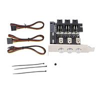 OPSDKVKS HDD SSD Power Switch Module, 2 Channel 3 Position Independent Switch, Hard Disk Control System for SATA Switch, Hard Drive Selector with LED Backlit Display and Stable Power Output