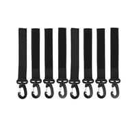 OPSDKVKS Kayak Paddle Buckle, 8pcs Nylon Plastic Paddle Hook Straps, Durable Kayak Strap Holder with Hook and Loop, Portable Paddle Clip for Boat Kayak, Easy to Install No Drilling Required