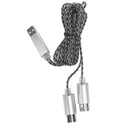 OPSDKVKS MIDI to USB Cable for Electronic Piano, Wireless MIDI Interface with TPE Sheath, Plug and Play Music Editing Connection Line for Synthesizer Keyboard to Computer