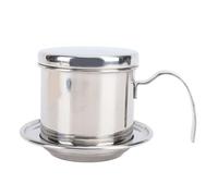 OPSDKVKS Vietnamese Coffee Drip Filter Maker, Portable Stainless Steel Coffee Brewer, 200ml Thickened 304 Stainless Steel Vietnamese Coffee Dripper with Unique Drip Filter System for Home T