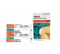 Opsite Waterproof Dressings Cuts Stitches 6.5cmx5cm (5)