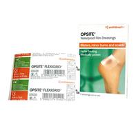 OpSite Waterproof Film Dressings for Blisters, Minor Burns and Scalds (6cm x 7cm) (5 Dressings)