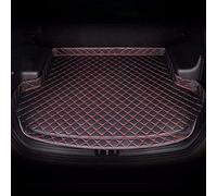 OPSOL Car Boot Liner Leather Mat for Mercedes-Benz SL (R231) 2013-2020,Rear Trunk Protector Mat Anti-Scratch Anti-Slip Waterproof Luggage Mat,A/Blackred