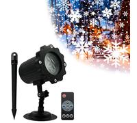 OPSREY Christmas Projector Lights, Outdoor Snowflake LED Light Projector Waterproof Xmas Projector Lights for Wedding Party Holiday Garden, Festival, Halloween, Christmas Decoration Lights