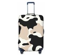 OPSREY Cow Spot Print Luggage Cover Suitcase Cover Elastic Washable Suitcase Protector For 21-32 Inch, Black, XL
