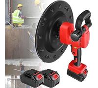 OPSREY Electric Wall Smoothing Machine, 1680W Cordless Polishing Machine, Concrete Trowel, Cement Surface Wall Plastering Machine, Electric Plaster Mortar Cement Putty Trowel 2battery