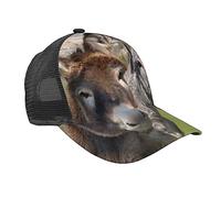 OPSREY Funny Donkeys Printed Adjustable Mesh Baseball Cap - Unisex, Fashion, Curved Brim