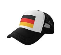 OPSREY Germany Flag Printed Adjustable Mesh Baseball Cap Trucker Hat- Unisex, Fashion, Curved Brim