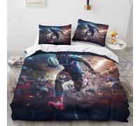 OPSREY Rugby Duvet Cover Soft Comfortable Microfiber Athletics Quilt Cover Set Breathable Comforter Cover Zipper Closure Girls Boys Bedding Set Warmth to Sleep Double（200x200cm）