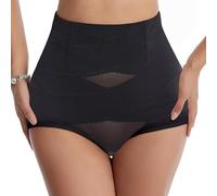 Opssaker Women Tummy Control Knickers - High Waisted Slimming Shapewear Comfort Underwear Body Shaper Black
