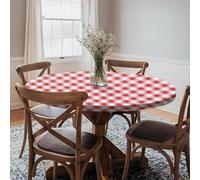 opstellen Fitted Round Tablecloth Drawstring Water Proof Table Cloth Polyester Indoor Outdoor Circular Covers for 36-44in Table New Apartment Home House Needs Gift Campers Patio Picnic Camping Finds