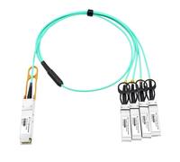 OPSTRAN 40G QSFP+ to 4 x 10G SFP+ Breakout Active Optical Cable Compatible with Brocade 40G-QSFP-4SFP-AOC-3001 30m (98ft)