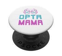 Opta Mama Proud Eye Care Mom Colorful Vision Humor PopSockets Adhesive PopGrip