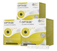 Optase Allergy Eye Drops - Fast-Acting Treatment of Irritated, Itchy, Red & Watery Eyes from Allergies & Hay Fever (3 Pack)