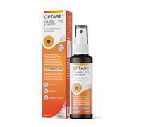 Optase Cleanse & Protect - 2-in-1 Hypochlorous Acid Eyelid Spray - for Daily Cleansing and Protection with Antibacterial Action. for Eyelids and Surrounding Skin - Preservative Free - 250 Sprays