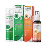 Optase Cleanse & Protect Bundle - 2-in-1 Hypochlorous Acid Eyelid Spray for Daily Cleansing & Tea Tree Oil Eyelid Cleansing Gel for Daily Hygiene - Suitable for Dry Eyes, Blepharitis & Styes