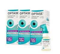Optase Comfort Dry Eye Spray Triple Pack - for Tired, Irritated & Strained Eyes and Eyelids - 300 Sprays - 3x17ml