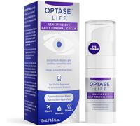 Optase LIFE Sensitive Eye Daily Renewal Cream - Moisturising Eye Cream for Dry and Sensitive Eyes - Smooths Fine Lines, No Preservatives, Ophthalmologist and Dermatologist