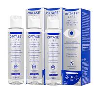 Optase Life Sensitive Eye Makeup Remover - Oil-Free and Non-Greasy Cleanser - Formulated for Sensitive Eyes - Ophthalmologist Approved (3 Pack)