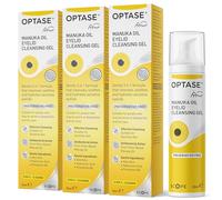 Optase Manuka Oil Eyelid Cleansing Gel - 3-in-1 Gentle Foaming Cleanser - Removes Oily Debris - Cleans, Soothes, and Hydrates Sensitive Eyelids - Preservative Free - 3 x 50ml