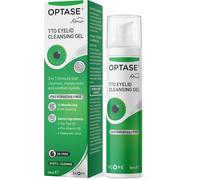 Optase Tea Tree Oil Eyelid Cleansing Gel for Daily Hygiene - Suitable for Dry Eyes, Blepharitis & Styes - Preservative Free - 50ml