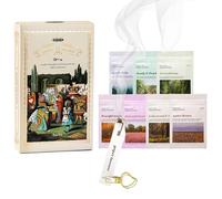 OPTATUM Paper Incense Trial Kit - 36pcs Variety Incense Paper Set | Discover Your Best Scent from Our 9 Unique Fragrances | Vintage Aesthetic Gift for New Home & Housewarming