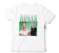 Opte Ronan Keating Appreciation Tshirt Unisex Homage Throwback Stag Hen Do Funny WhiteX-Large
