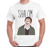 Opte Shalom Jackie Friday Night Dinner Parody Funny Retro T Shirt 2358 WhiteLarge