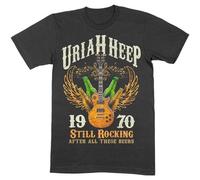 Opte Uriah Heep - Still Rocking - Black t-Shirt BlackLarge