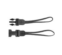 OP/TECH Uni-Loop XL Connectors for Camera – 1/4" Quick-Disconnect Straps, 5", Black