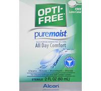 OPTI-FREE Pure Moist Multi-Purpose Disinfecting Solution, All Day Comfort 2 oz (Pack of 4)