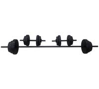 Opti Vinyl Dumbbell and Barbell Set - 35KG