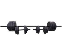 Opti Vinyl Dumbbell and Barbell Set - 50kg