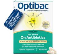 Optibac for Those On Antibiotics, Vegan Digestive Supplement - 20 Capsules