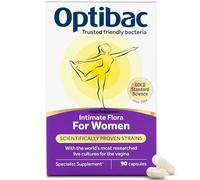 Optibac for Women - Vaginal Live Cultures - Most Researched Strains for Intimate Flora - Lactobacillus Reuteri RC-14 & Lactobacillus Rhamnosus GR-1-90 Vegan Capsules