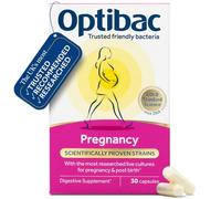 Optibac Pregnancy, Vegan Friendly Bacteria Prenatal Supplement, 30 Capsules