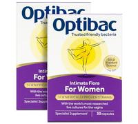 Optibac Probiotics for Women - Vaginal Probiotics - Most Researched Strains for Intimate Flora - Lactobacillus Reuteri RC-14 & Lactobacillus Rhamnosus GR-1-60 Vegan Capsules