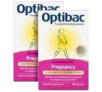 Optibac Probiotics Pregnancy - Most Researched Pregnancy Probiotics - Also for Breastfeeding & Post Birth - for Gut & Intimate Flora - 60 Vegan Capsules
