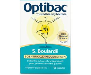 Optibac Probiotics Saccharomyces Boulardii 16 Capsules