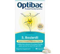 Optibac Probiotics Saccharomyces Boulardii - Vegan Digestive Probiotic Supplement with 5 Billion Live Cultures - Most Trusted & Recommended