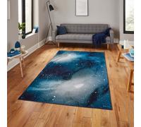 Optical 3D Navy Luxurious Modern Abstract Rug For Living Room Bedroom & Dining Room-150Cm X 230Cm