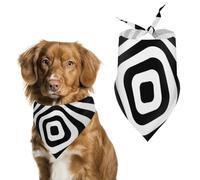 Optical Art Abstract Twisted Dog Bandanas Puppy Cat Kerchief Scarf Pet Triangle Bandana for Christmas