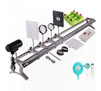 Optical Bench Lens Imaging Experiment Kit for Physics Laboratory Focal Length Measurement